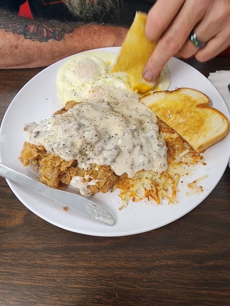 Chicken Fried Steak and Eggs